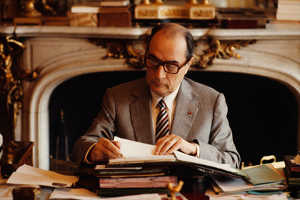 François Mitterrand, French President